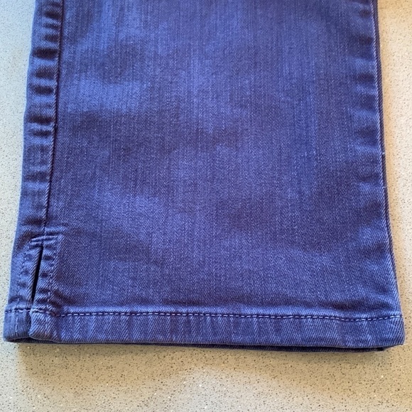 NYDJ Ariel Crop Navy Blue Capri Life Tuck Technology Jeans Pants sz 0 Stretch - Picture 5 of 8